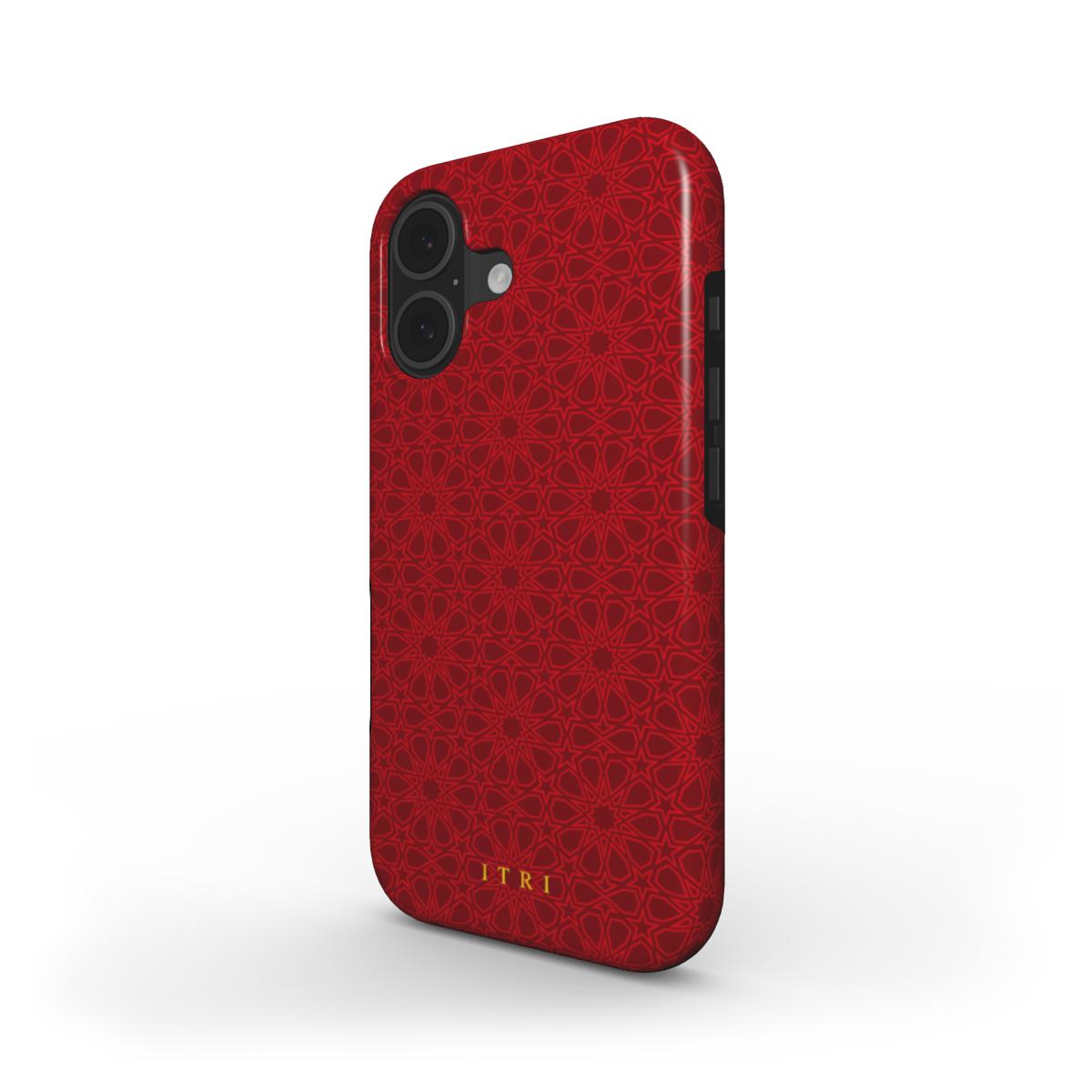 Zellige Iconic Deep Red — iPhone MagSafe Case