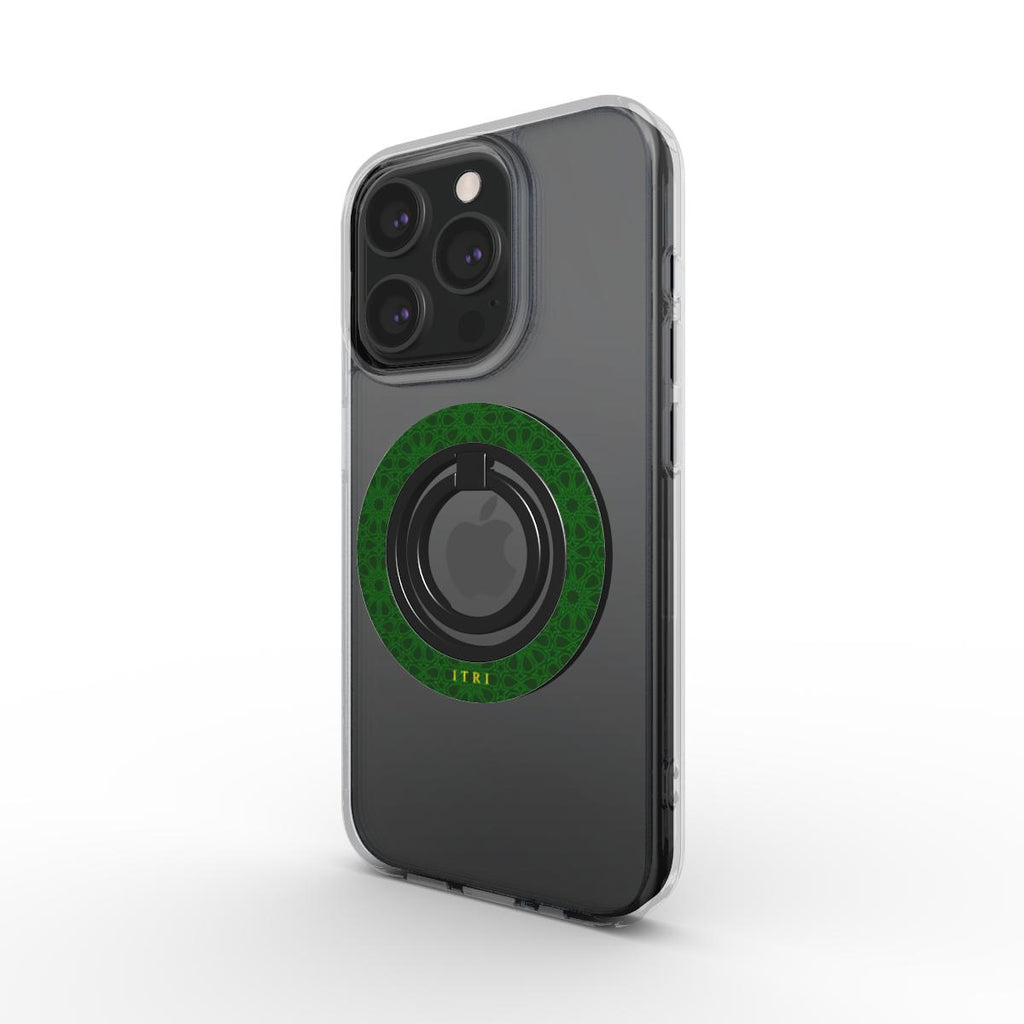 Zellige Iconic Imperial Green — Magnetic Ring Holder