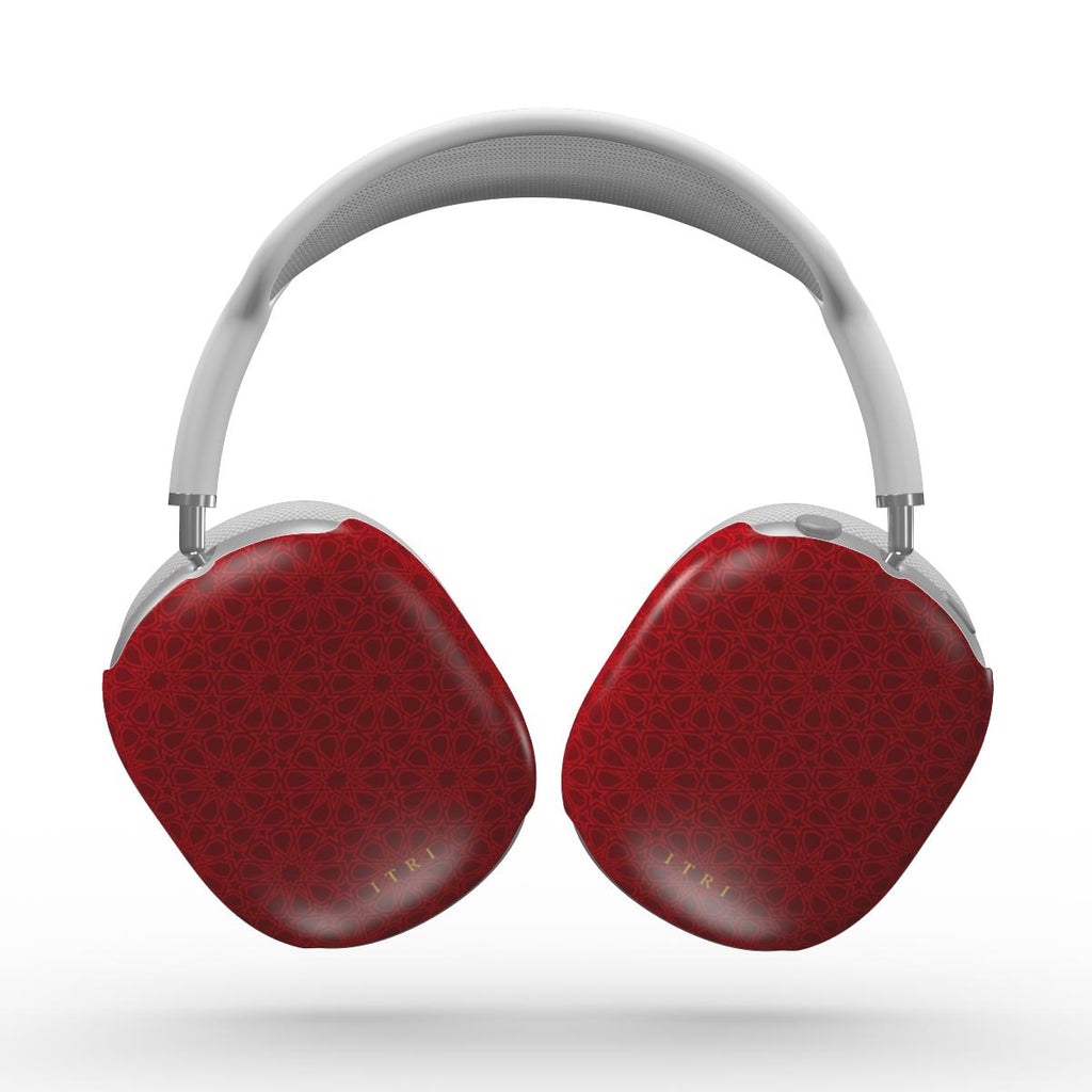 Zellige Iconic Deep Red — AirPods Max Cover