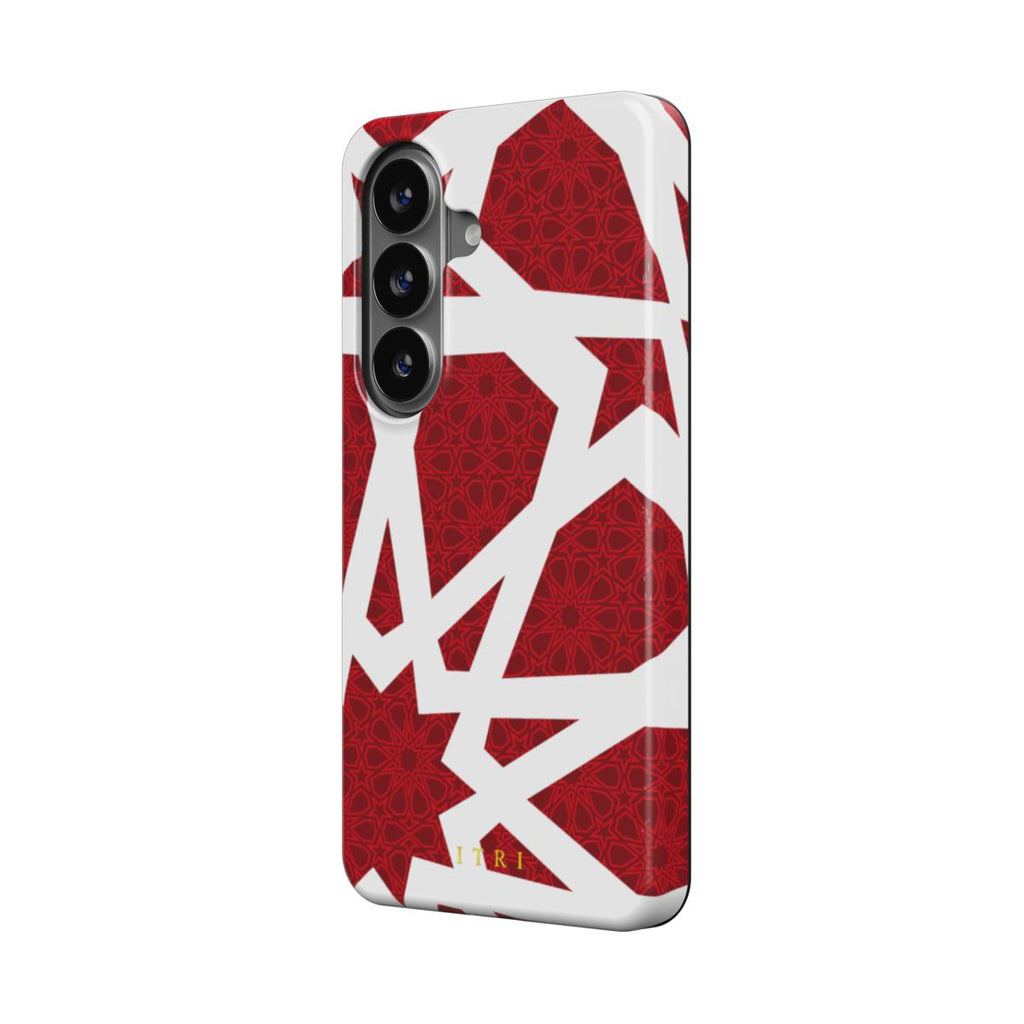 Zellige Kora Deep Red — Samsung Magnetic Case