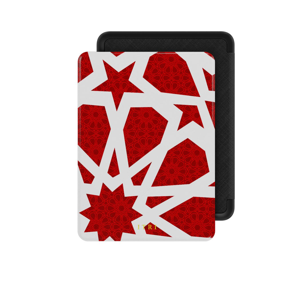 Zellige Kora Rouge Intense - Étui Kindle