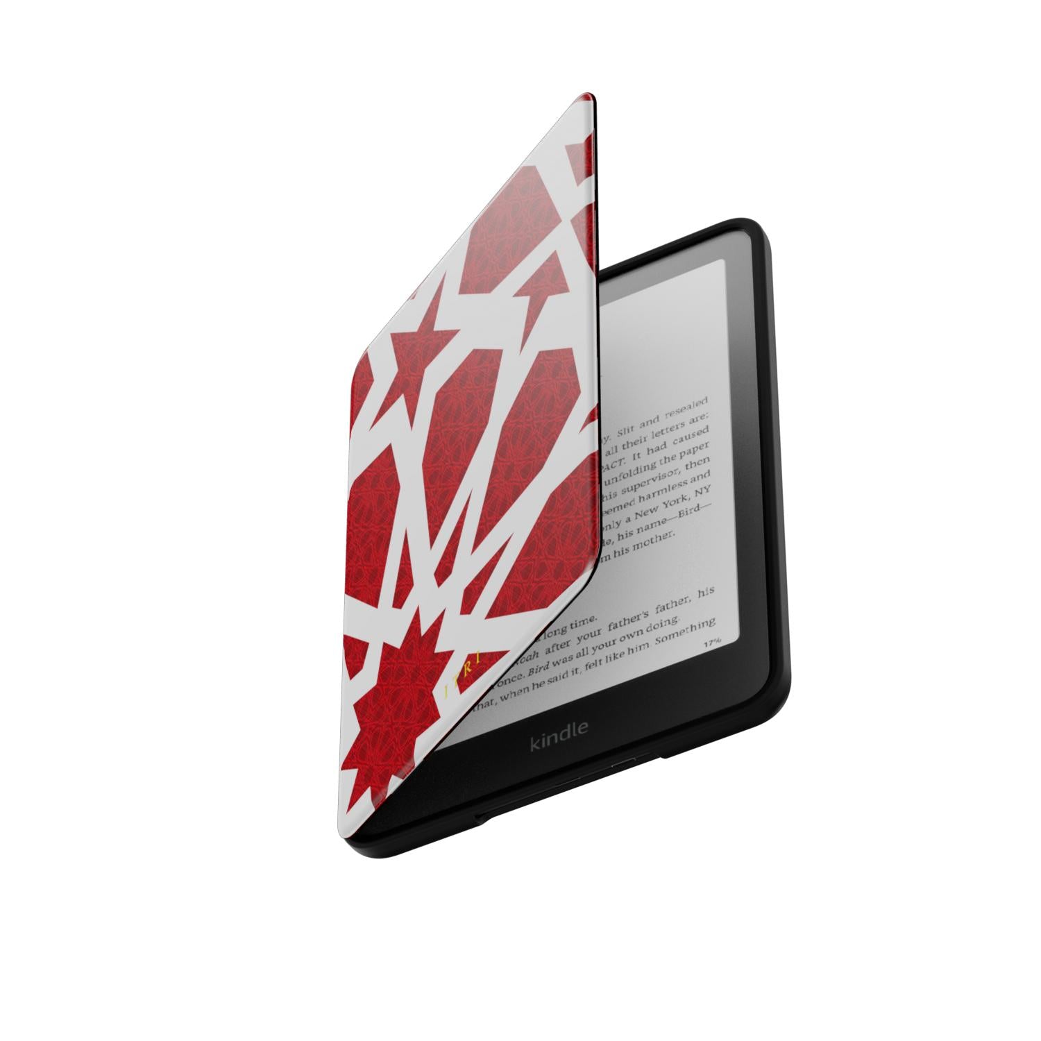 Zellige Kora Rouge Intense - Étui Kindle