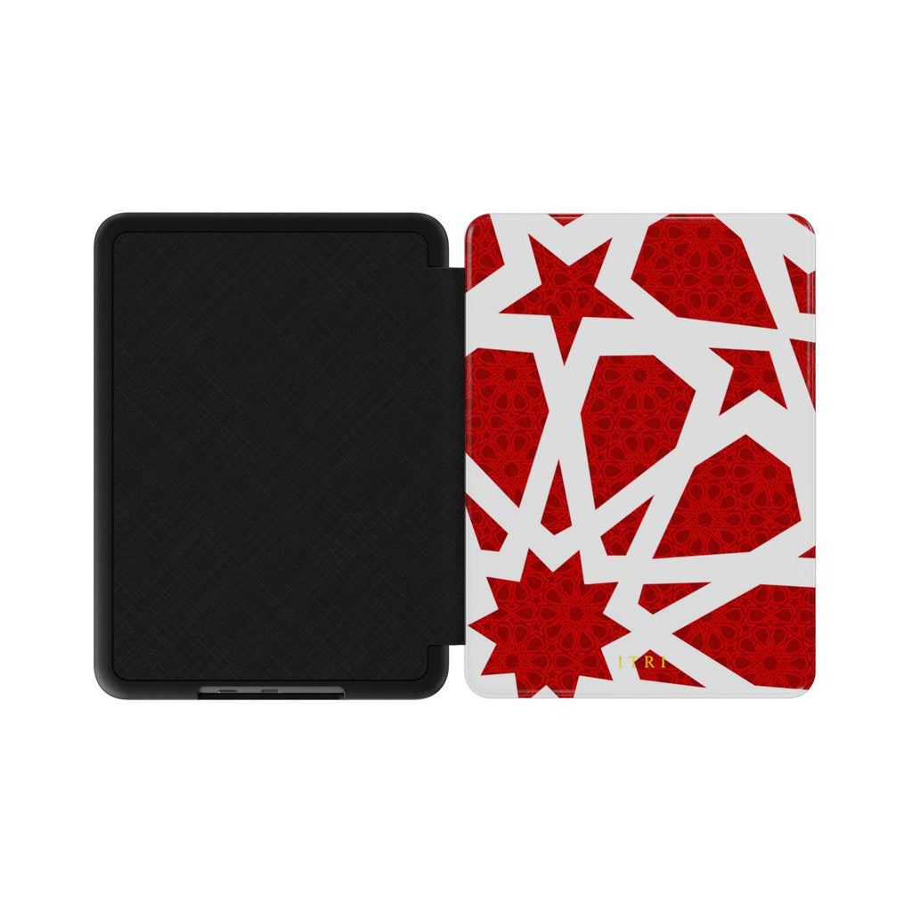 Zellige Kora Rouge Intense - Étui Kindle
