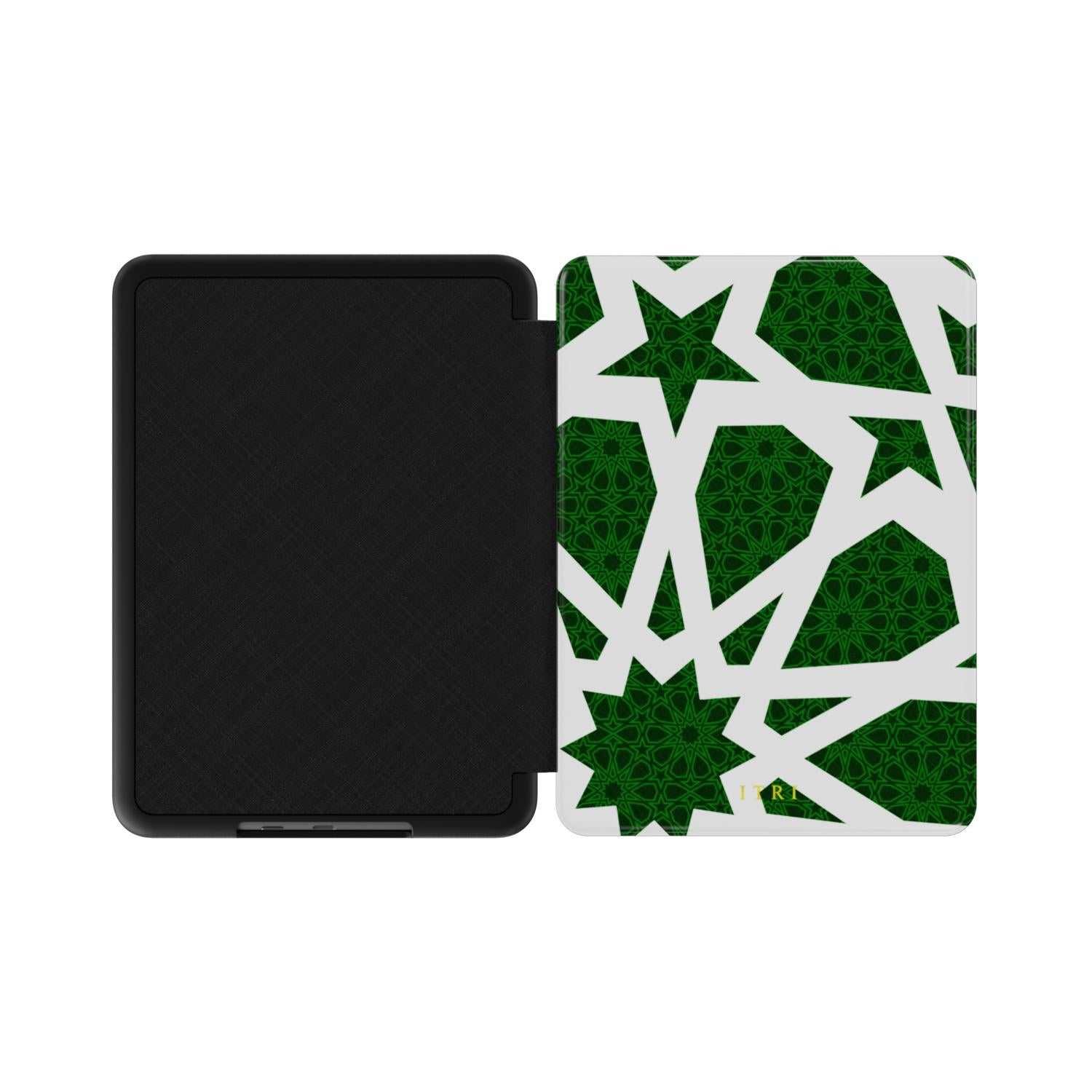 Zellige Kora Vert Impérial - Étui Kindle