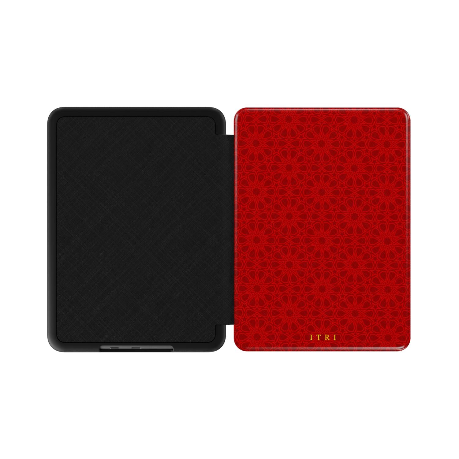 Zellige Iconique Rouge Intense - Étui Kindle