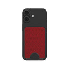 Zellige Iconic Deep Red — Magnetic Wallet