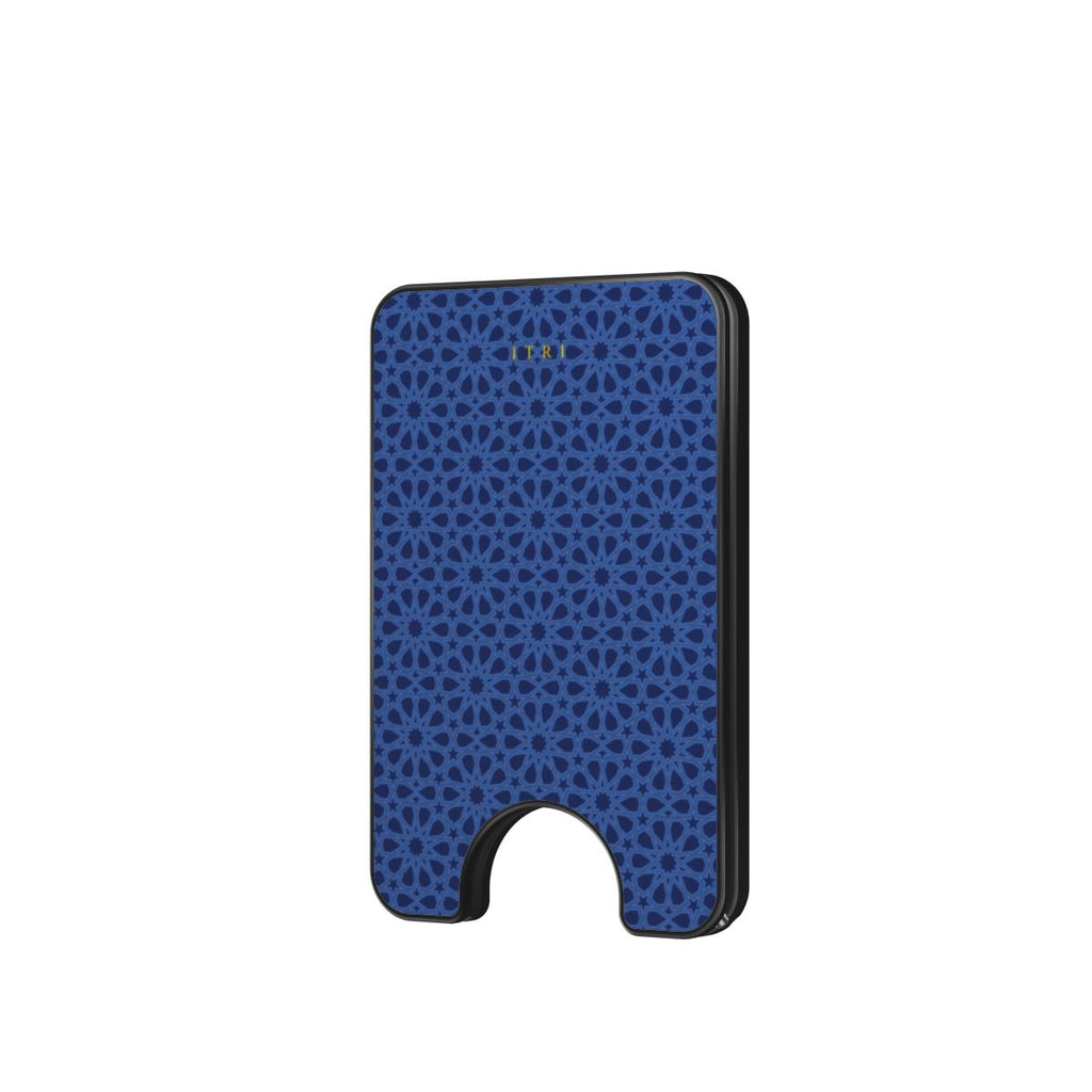 Zellige Iconic Midnight Blue — Magnetic Wallet