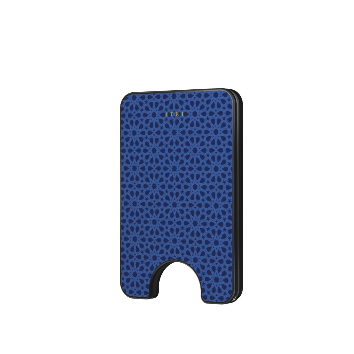 Zellige Iconic Midnight Blue — Magnetic Wallet