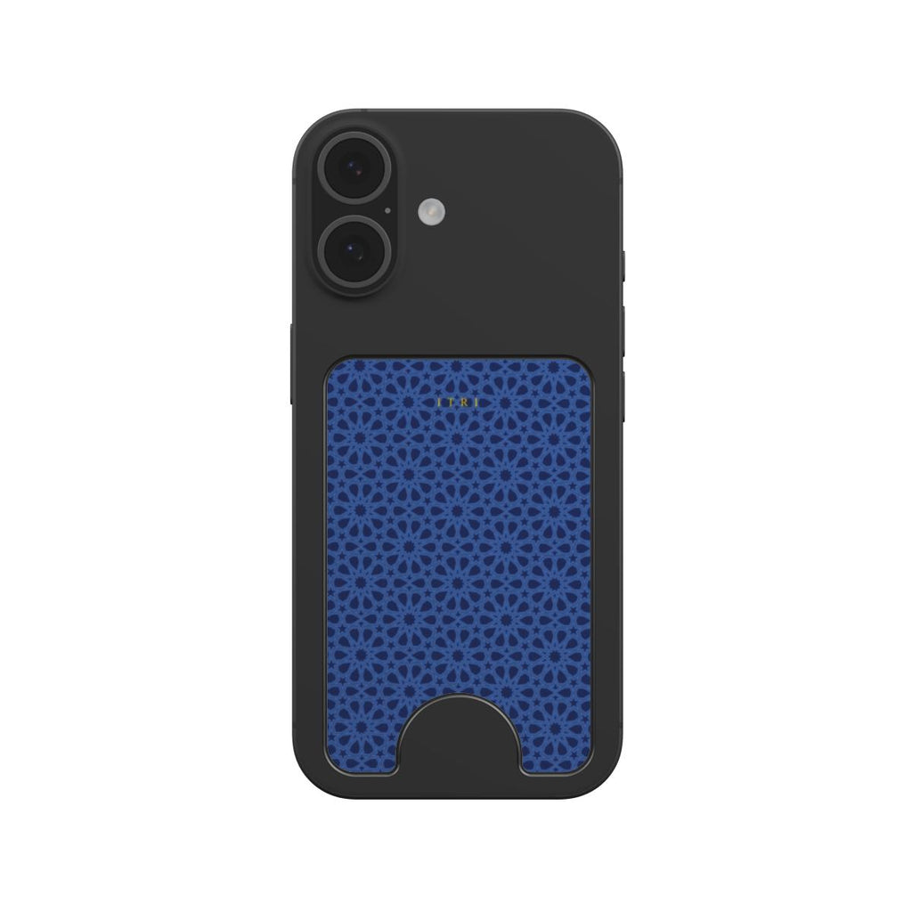 Zellige Iconic Midnight Blue — Magnetic Wallet