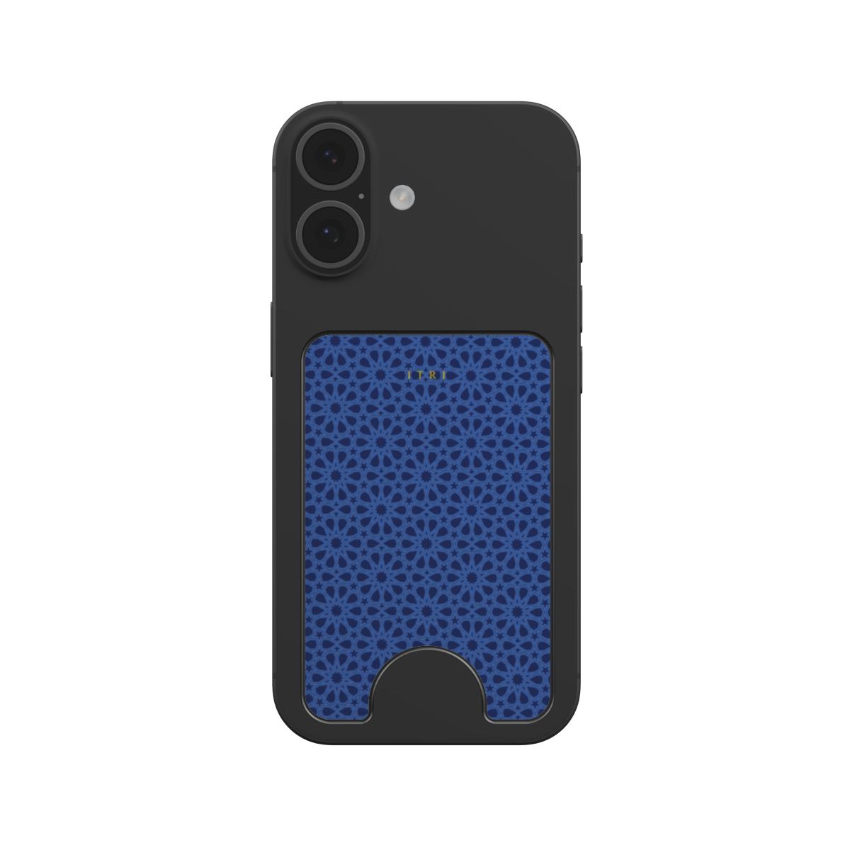 Zellige Iconic Midnight Blue — Magnetic Wallet
