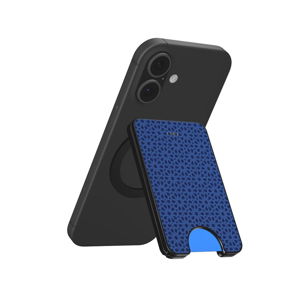 Zellige Iconic Midnight Blue — Magnetic Wallet