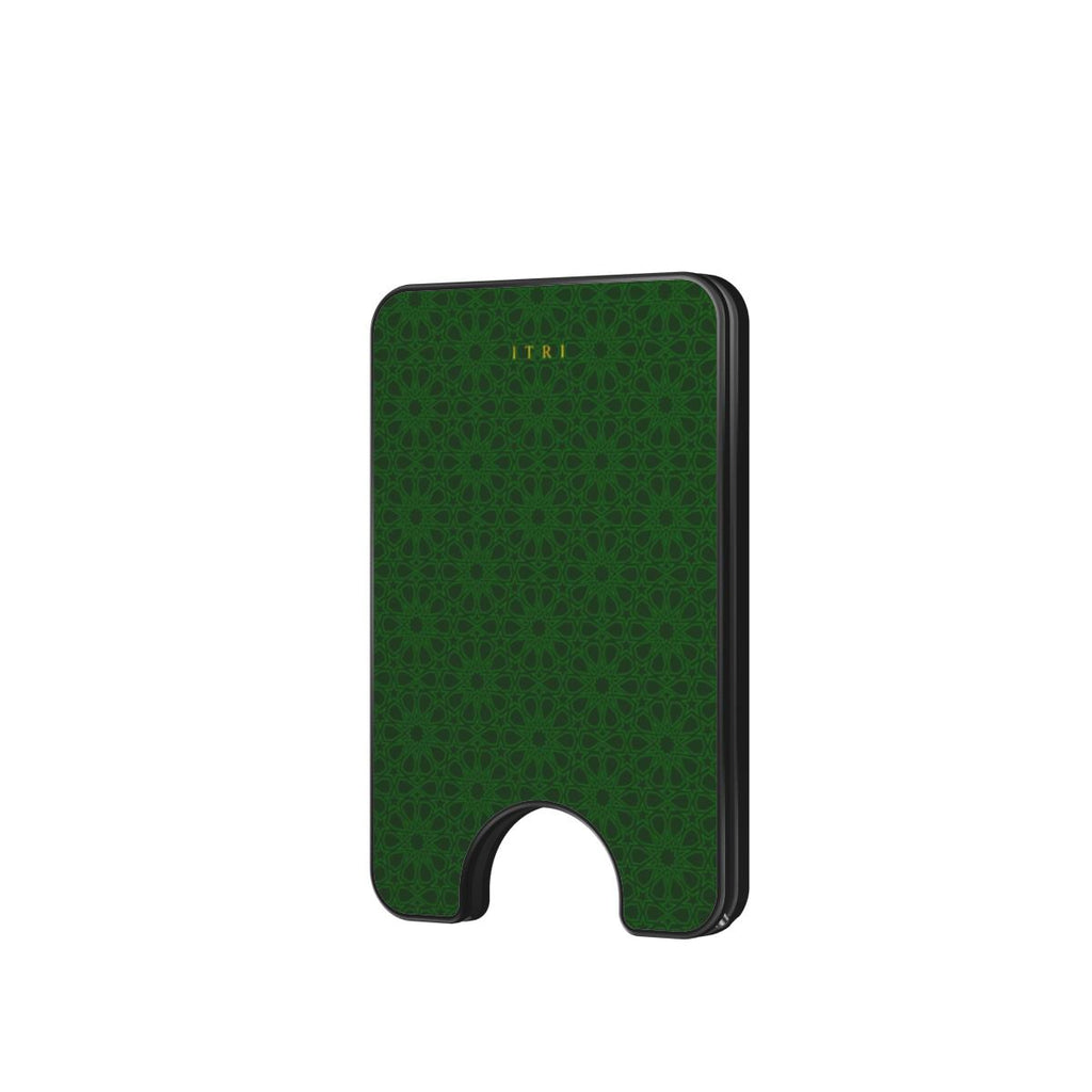 Zellige Iconic Imperial Green — Magnetic Wallet
