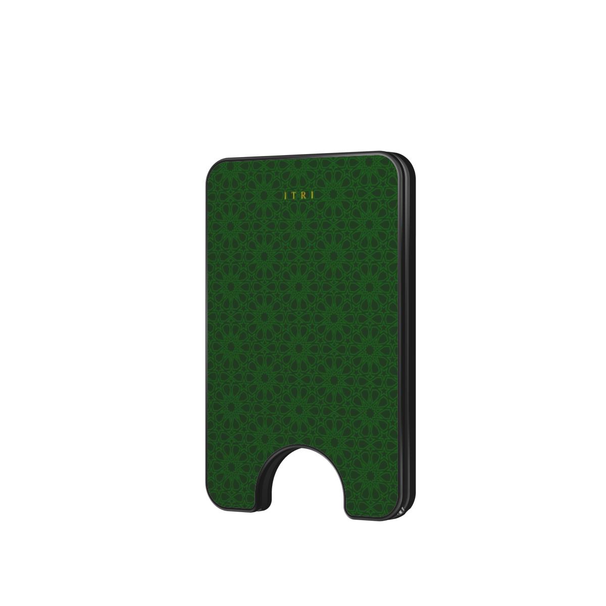 Zellige Iconic Imperial Green — Magnetic Wallet