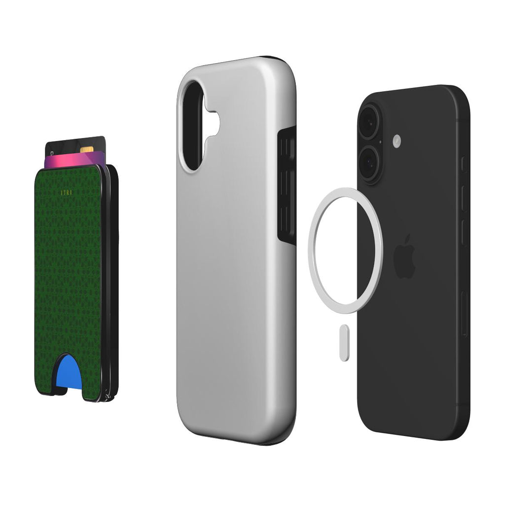 Zellige Iconic Imperial Green — Magnetic Wallet