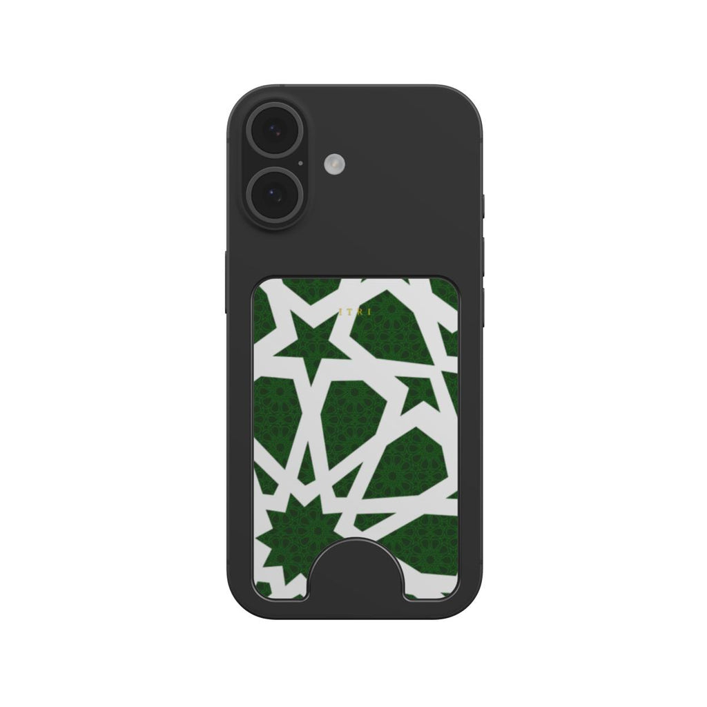 Zellige Kora Imperial Green — Magnetic Wallet