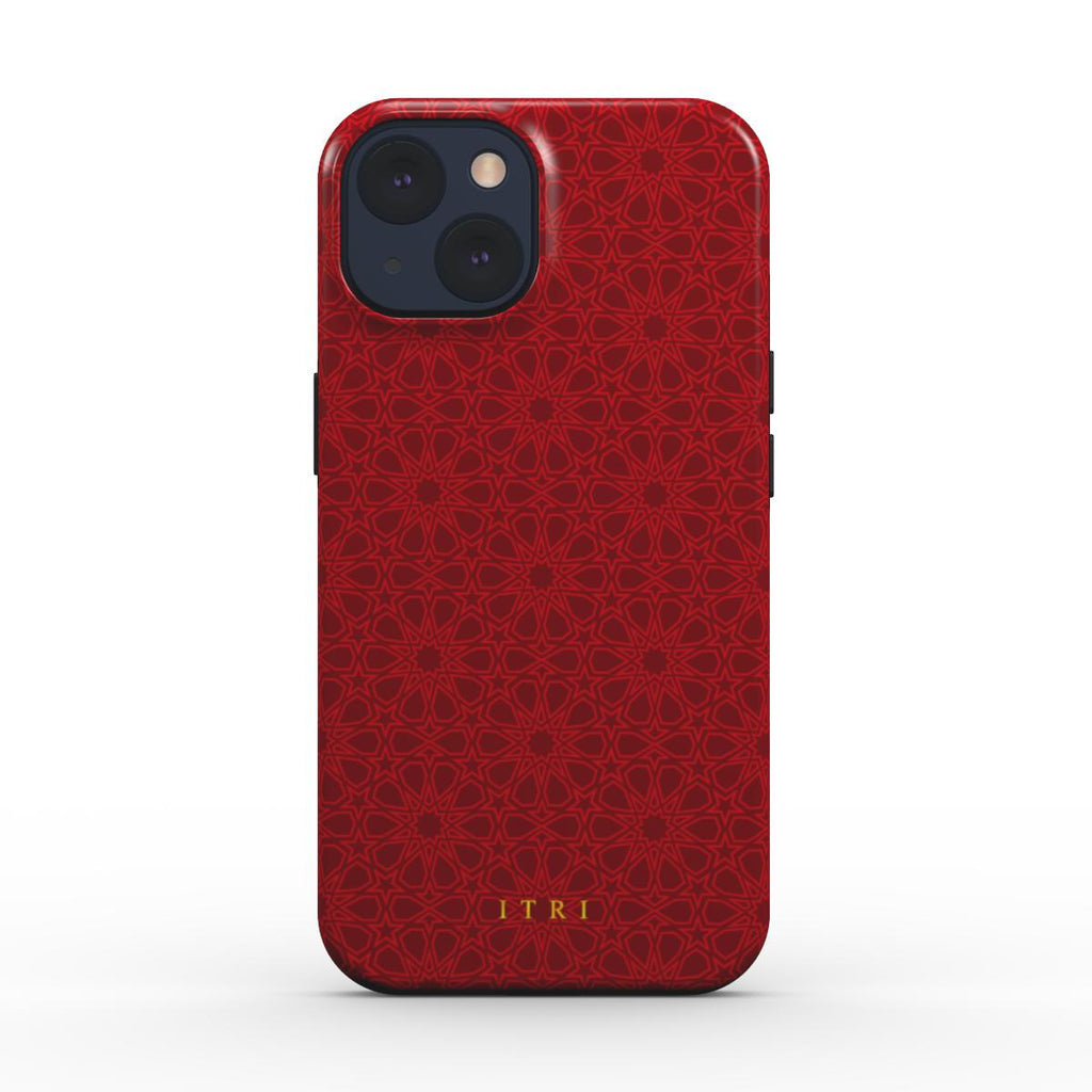 Zellige Iconic Deep Red — iPhone MagSafe Case