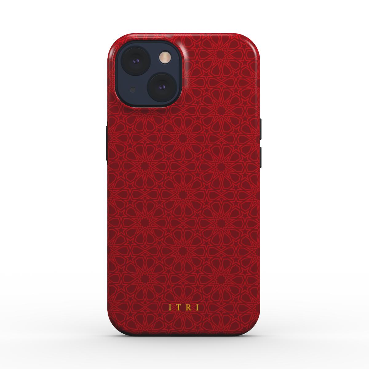 Zellige Iconic Deep Red — iPhone MagSafe Case