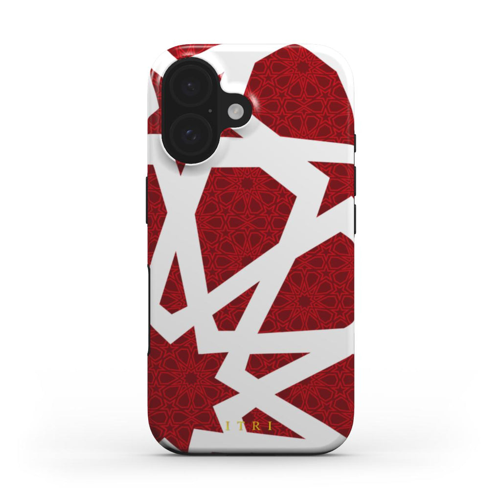 Zellige Kora Deep Red — iPhone MagSafe Case