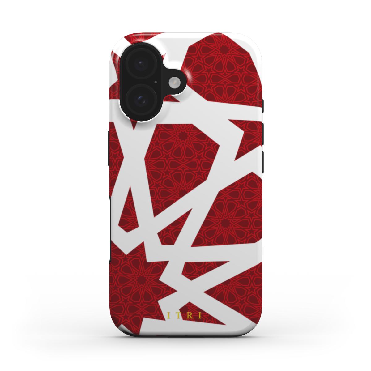 Zellige Kora Deep Red — iPhone MagSafe Case