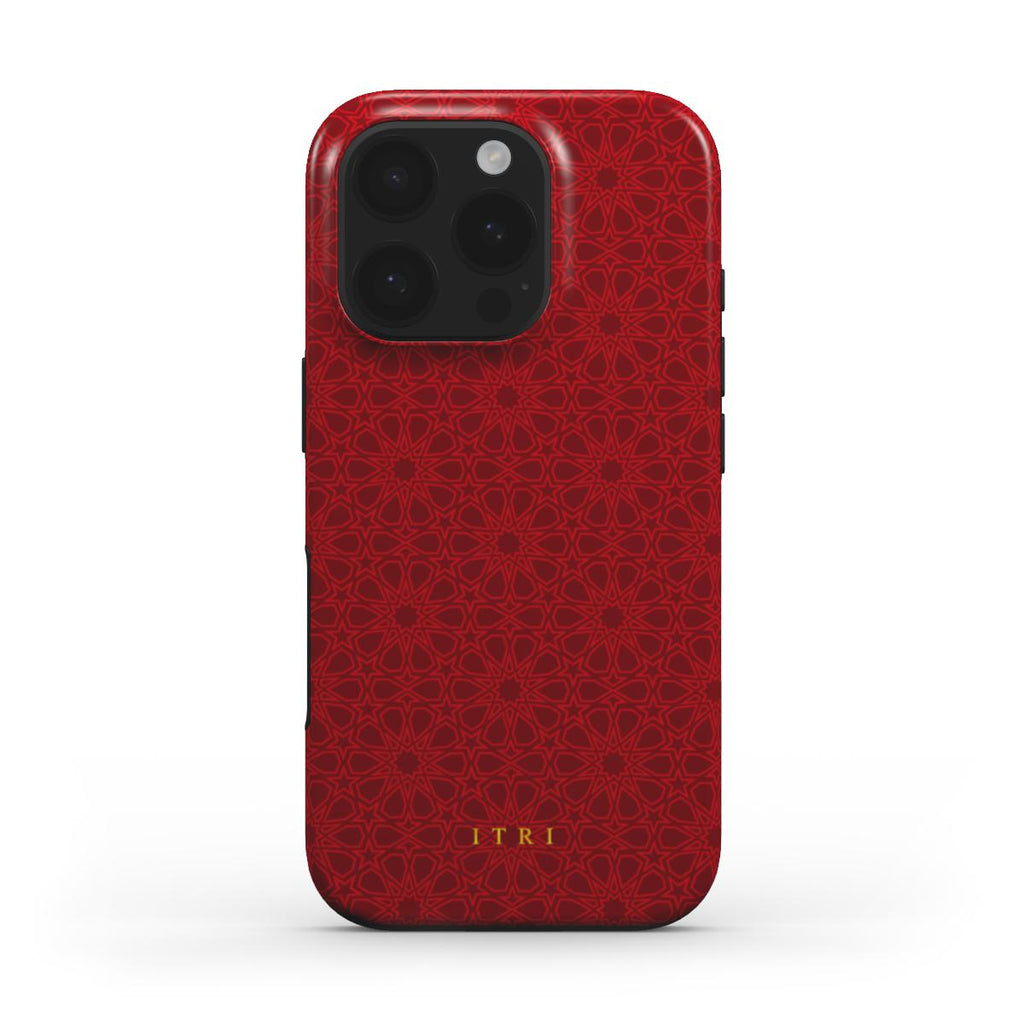 Zellige Iconic Deep Red — iPhone MagSafe Case