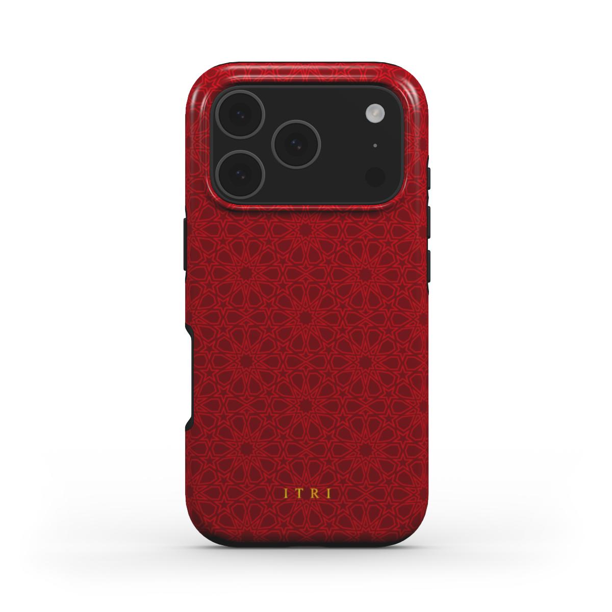 Zellige Iconic Deep Red — iPhone MagSafe Case