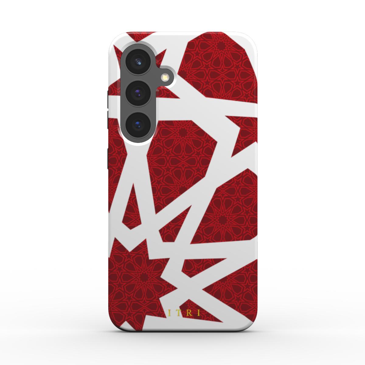 Zellige Kora Deep Red — Samsung Magnetic Case