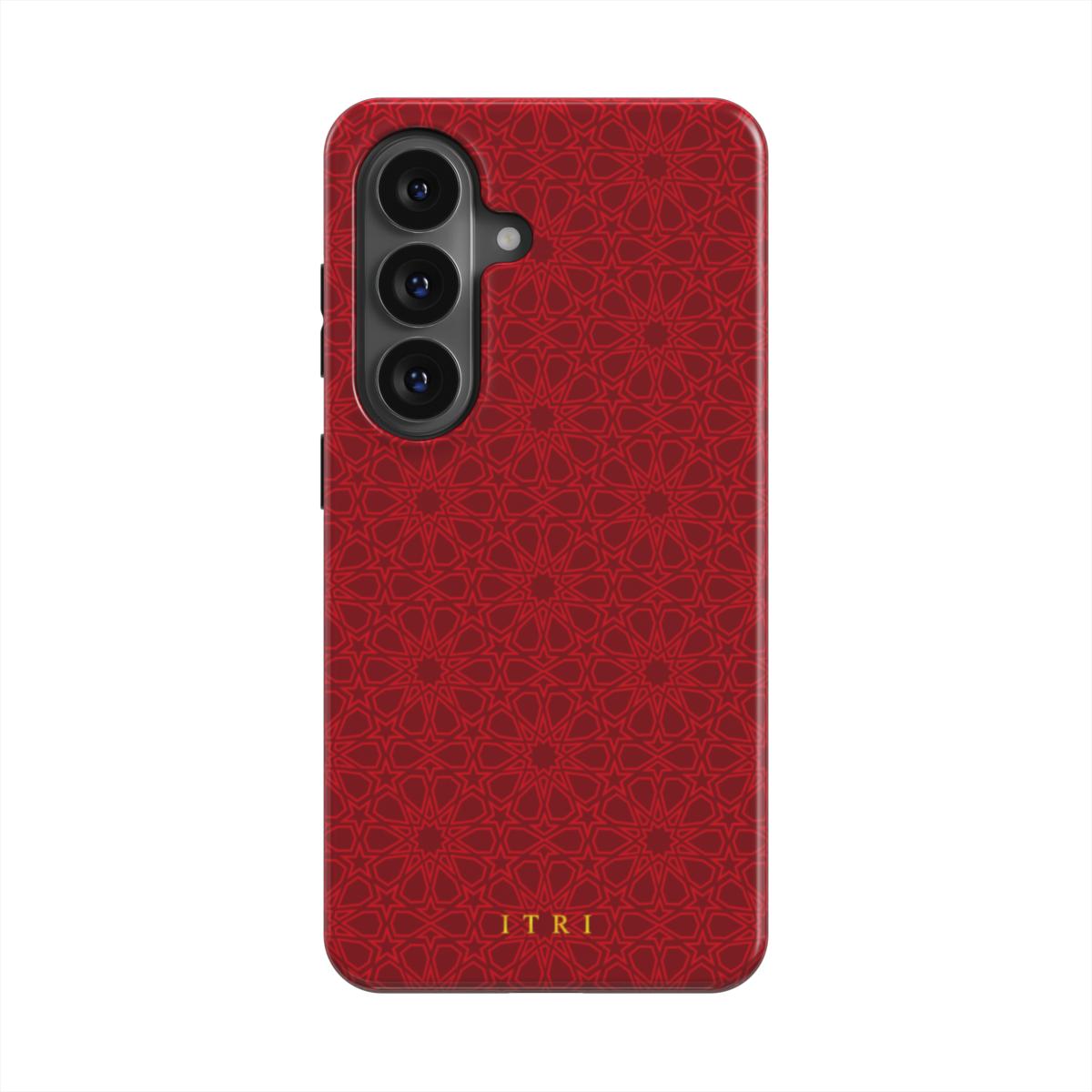 Zellige Iconic Deep Red — Samsung Magnetic Case