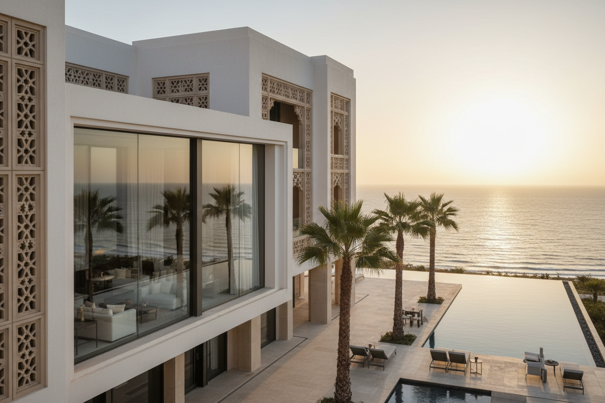 hotel hyper luxueux maroc moderne
